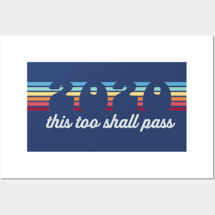 2020 This Too Shall Pass - Vintage Stripes Posters and Art